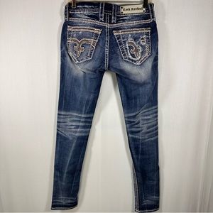 Rock Revival Blue Skinny Jeans for Women